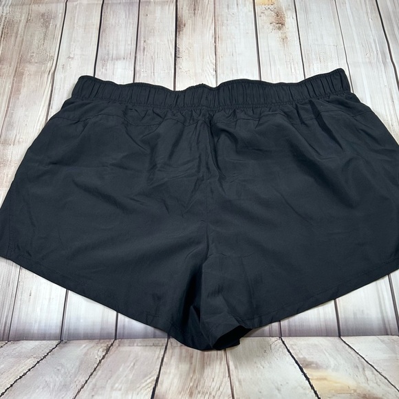 Athletic Works Black Athletic Shorts Lightweight Elastic Waist w/Pockets. 3X - Picture 2 of 8